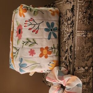 NEW Cosmetic Bag And Scrunchie